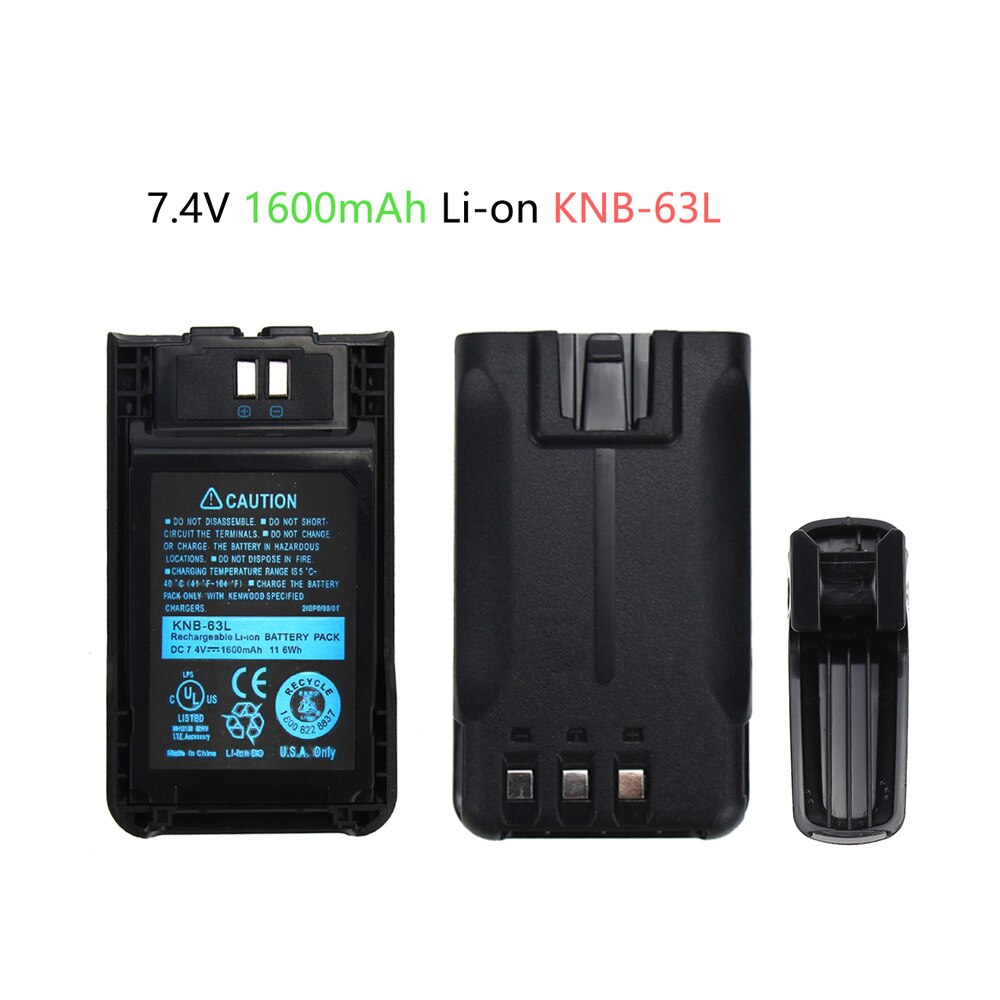 Replacement Battery for Kenwood KNB-63L KNB-65L fits TH-K20A/K20E TH-K40A/K40E Radio