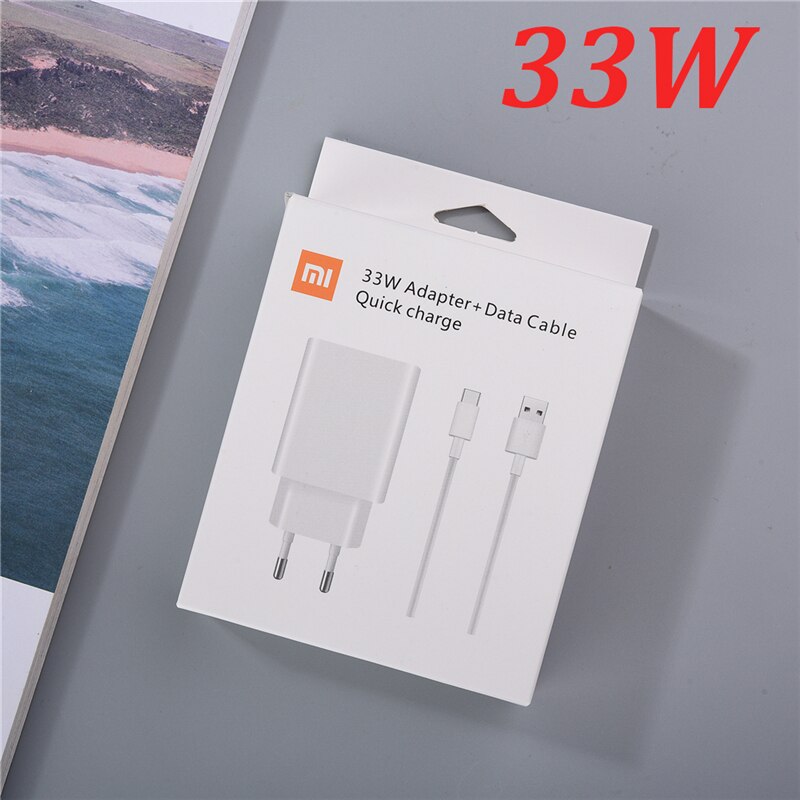 For Xiaomi Redmi K40 Pro Poco F3 X3 Pro NFC Turbo Fast Charger 33W EU Wall Adapter 1M Type C Cable Quick Charge For Mi 10 10T 11: EU set with box