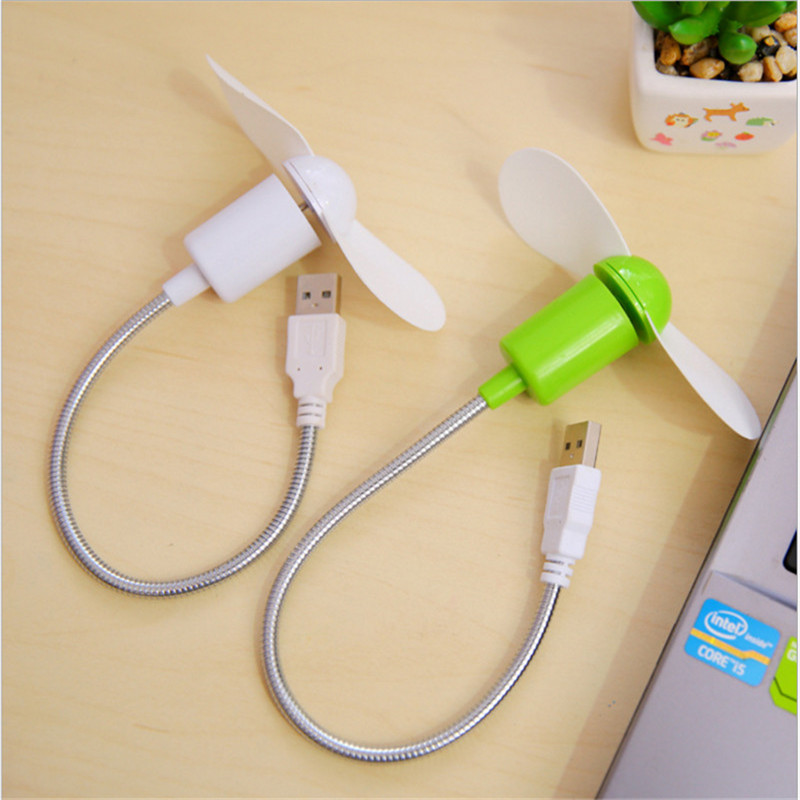Mini usb blæser led lys gadgets fleksible til bærbar pc notebook til bærbar stationær pc computer sommer