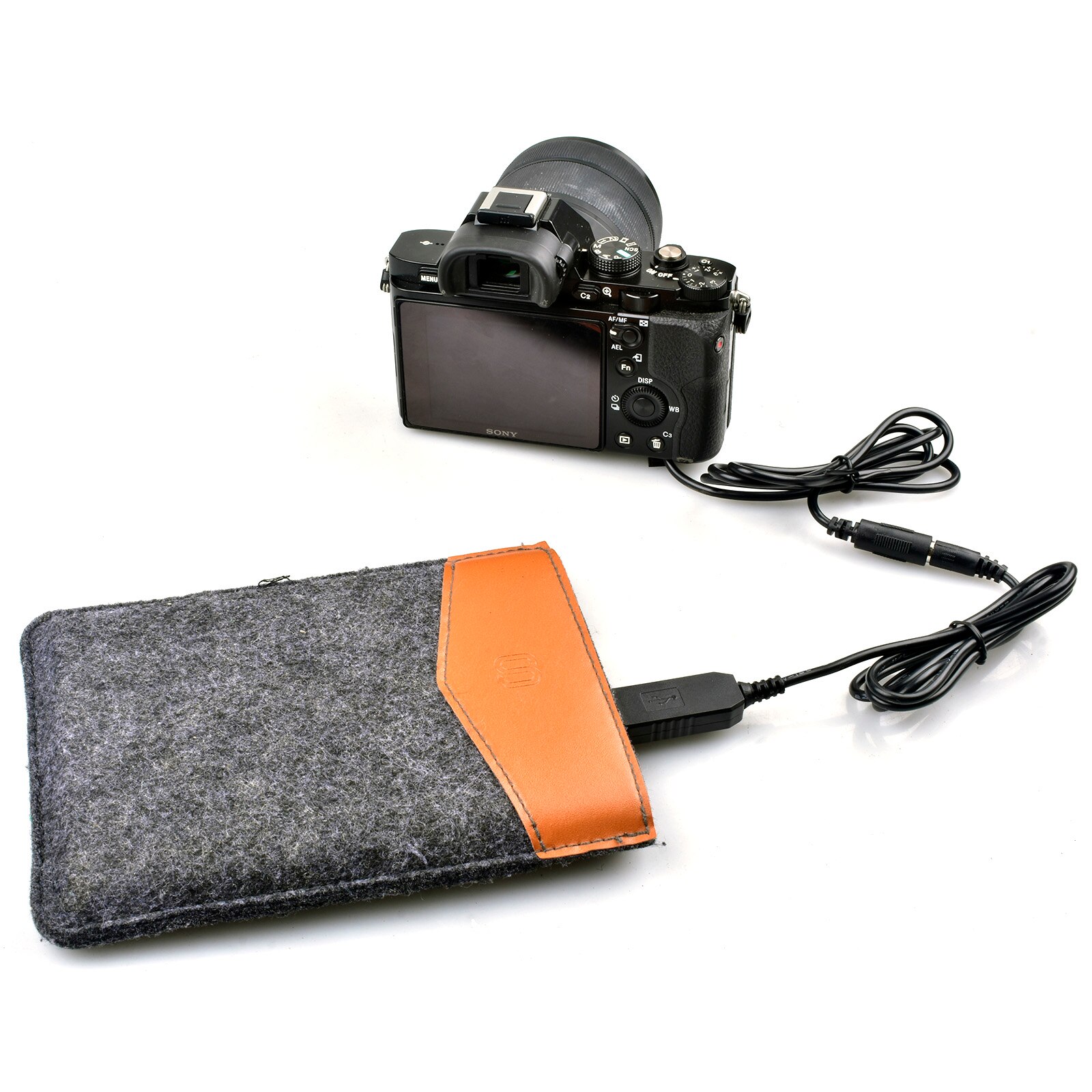 Adaptateur d&#39;alimentation externe de remplacement de batterie factice NP-FW50, coupleur cc pour A7R, A7, A7S, A7S Ii, A5000, A5100, A6000