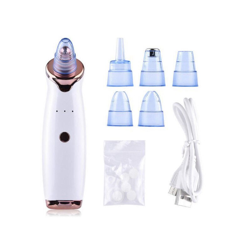 Skin Care Deep Cleansing Facial Nose Pore Whitehead Suction Electric Blackhead Remover Vacuum