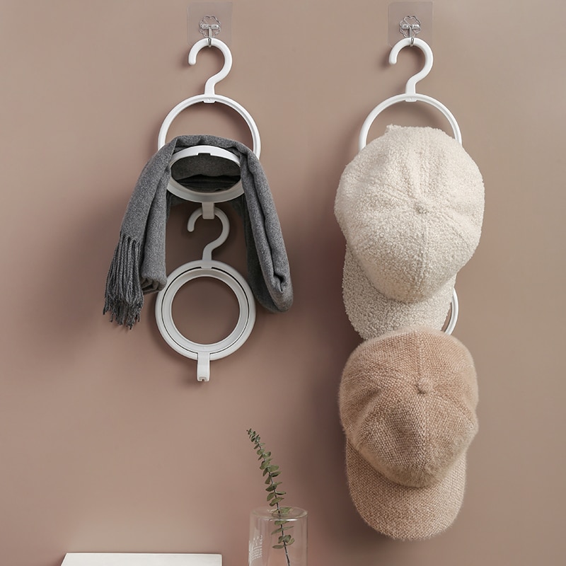 Runde Ring Hütte Schal Schal Schals Halfter Einfache Gürtel Ring Aufhänger Schlafzimmer Schrank sterben haushalt Hütte Gestell hinter lagerung haken tür