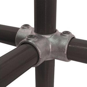 heavy duty galvanizing die cast iron 32mm 1-1/4" pipe tube fittings clamp Hex Tightening Screw: 6