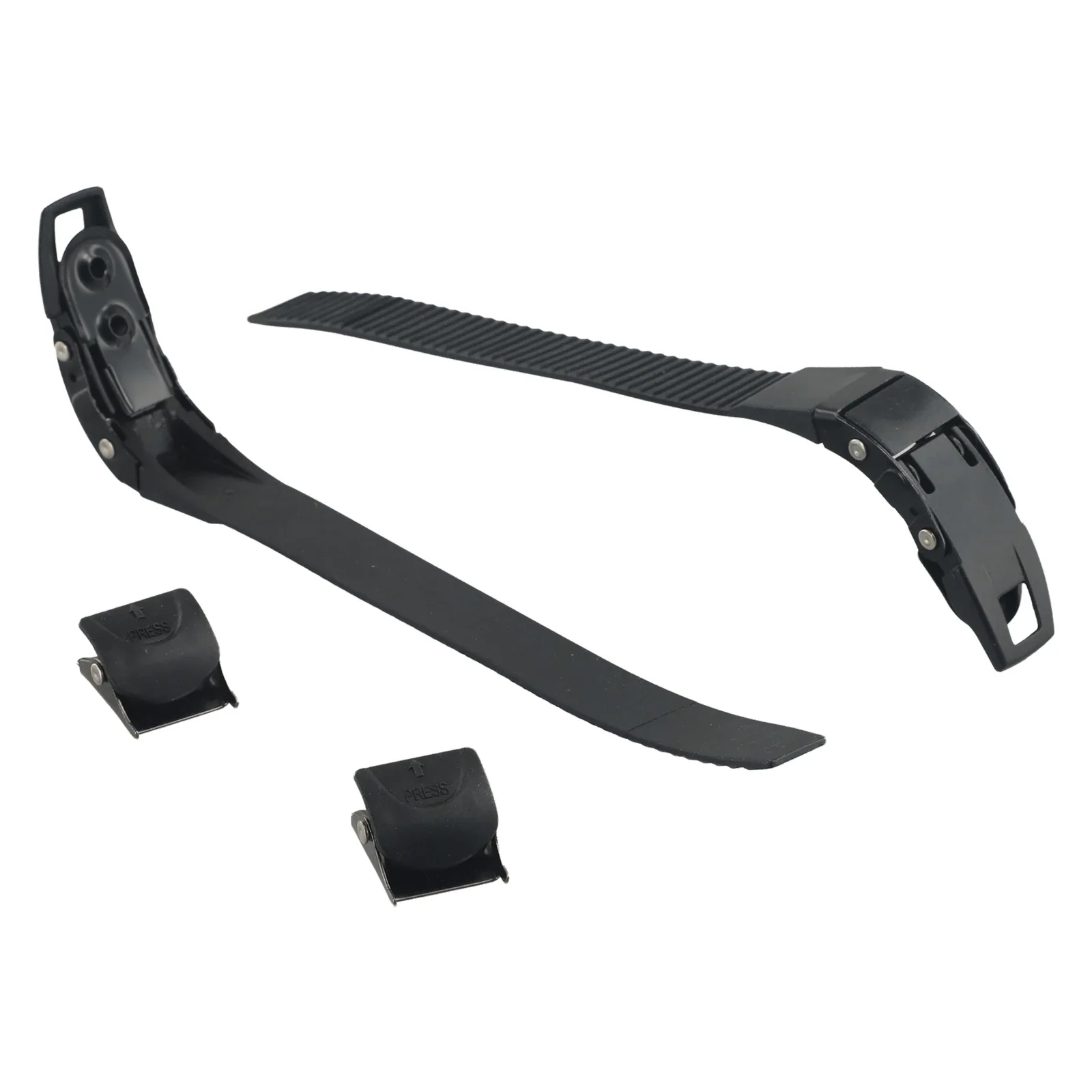 Nueva correa práctica patines Lnline zapato seguro zapatos Correa monopatín 210*22*5mm 30g accesorios plástico negro