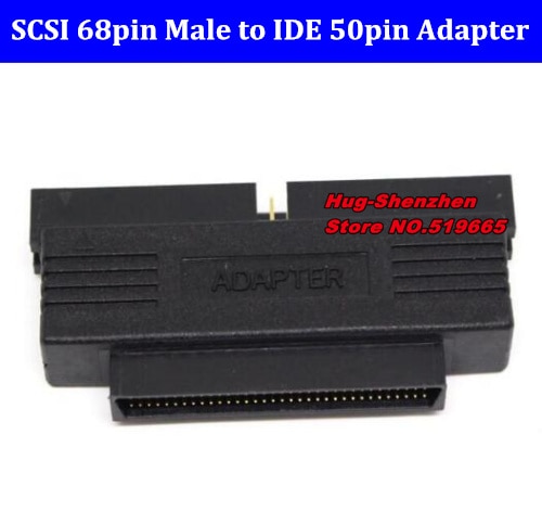 HPDB 68pin mannelijke naar IDE 50pin male adapter SCSI 68-pin naar IDE 50-pin Converter