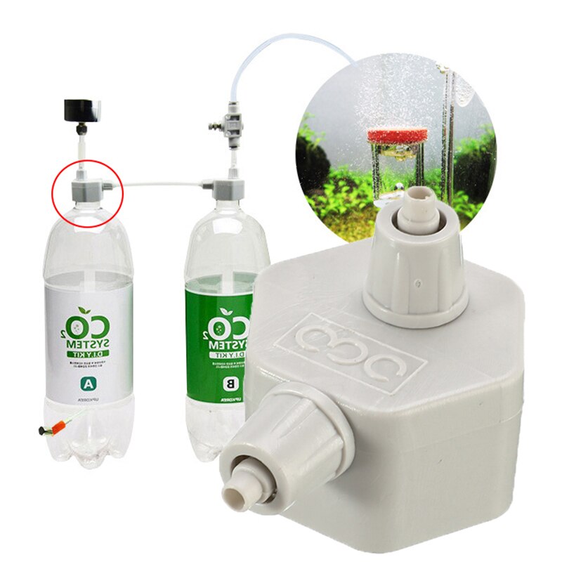 Aquarium  co2 generator diy vistank  co2 systeem kit klepmeter flesdop voor watergras vistank regelaar accessoires