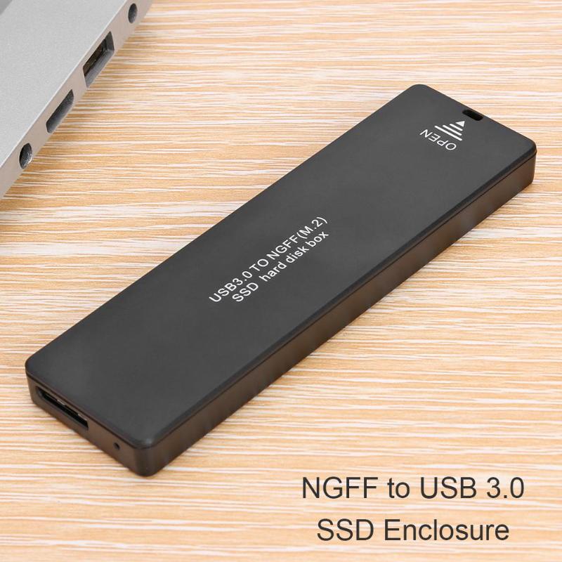 Ngff sata m .2 to type -c 3.0 ssd hdd box harddisk etui  m2 2242 2260 2280 ekstern harddisk kabinet til pc universal