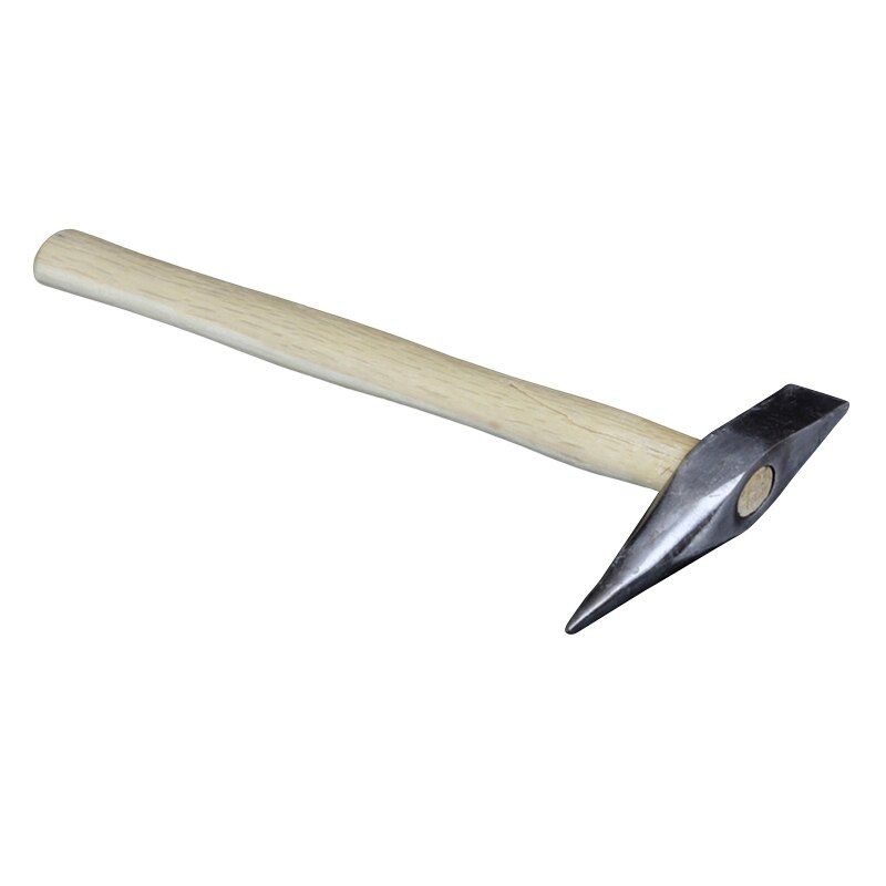 Martillos de soldadura multiusos, martillo de tachuelas de acero, mango de madera, herramienta de desmontaje al aire libre para quitar la reparación
