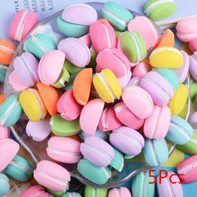 Macaron Charms Slime DIY Candy Polymer Filler Addition Slime Accessories Toys Lizun Modeling Clay Kit For Children: 5Pcs Mixed