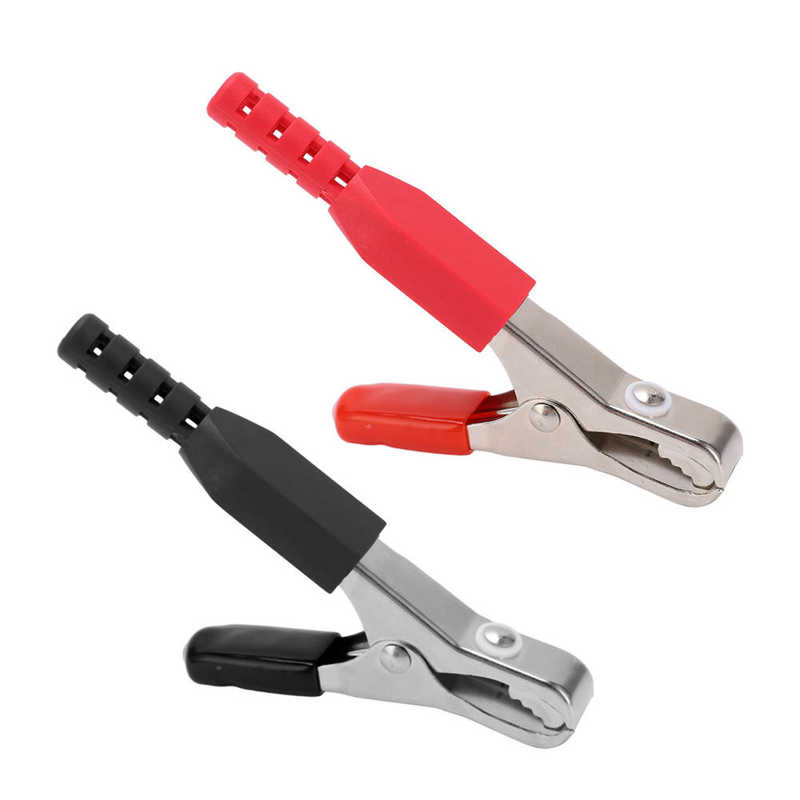 Battery Safety Clamp Heavy Duty Welding High Accuracy /Set 40A Battery Charger Clip for Electronic Industrial Equipment