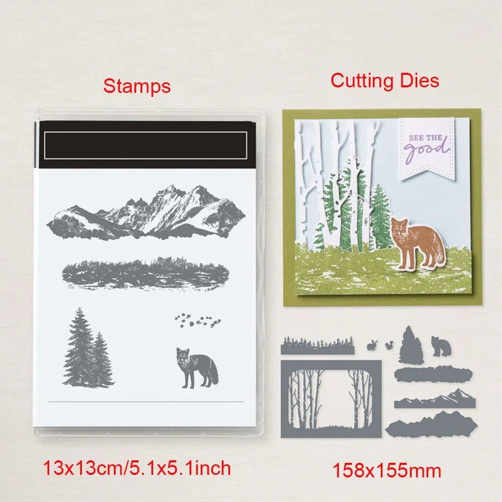 Smuk blomsterkrans med tekst, stempel og skæremaljer med mit hjerte, tedderbjørn, stempelsæt til gør-det-selv scrapbooking, kort, kreative ma: Militærgrøn