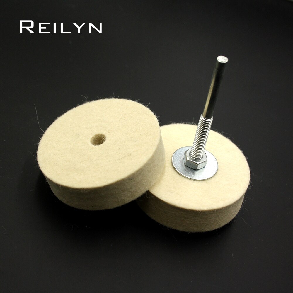Wol Polijstschijf 75Mm Polijstschijf Wol Polijsten Roller Dremel Rotary Tool