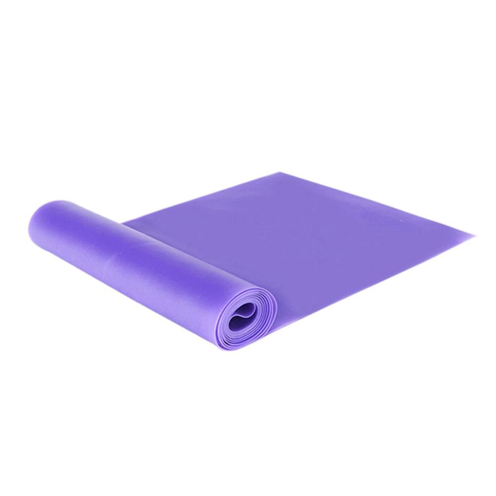 Yoga fitness spanband training weerstandsbanden rubberen fitnessband voor sportschool aparatos para ejercicio резинкп для растяжкиt@: Paars 