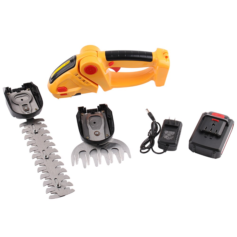 24V lithium battery electric fence shears wireless rechargeable pruning lawnmower one-handed hedge trimmer hand tools