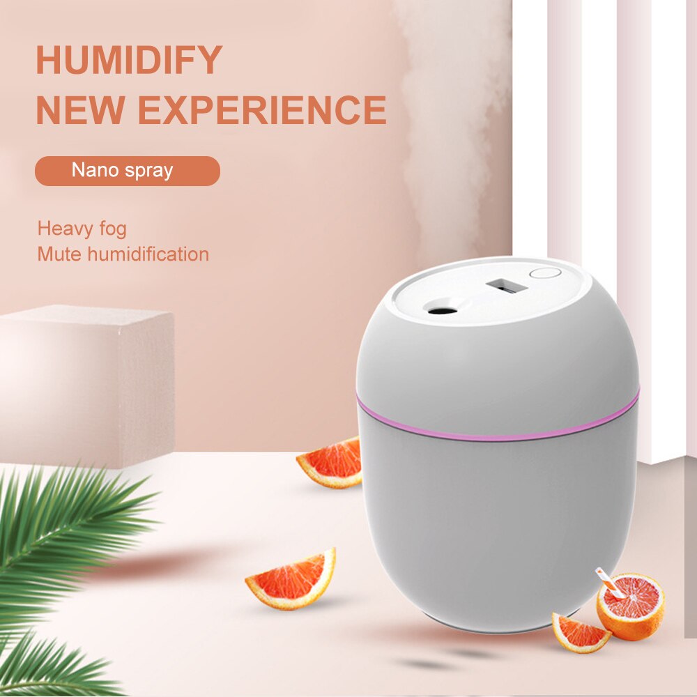 USB Luftbefeuchter Aroma Diffusor USB Luftbefeuchter Mit Aroma Diffusor - 260ml Tragbar In Rosa Diffuser Akku Kabellos - Foto 7