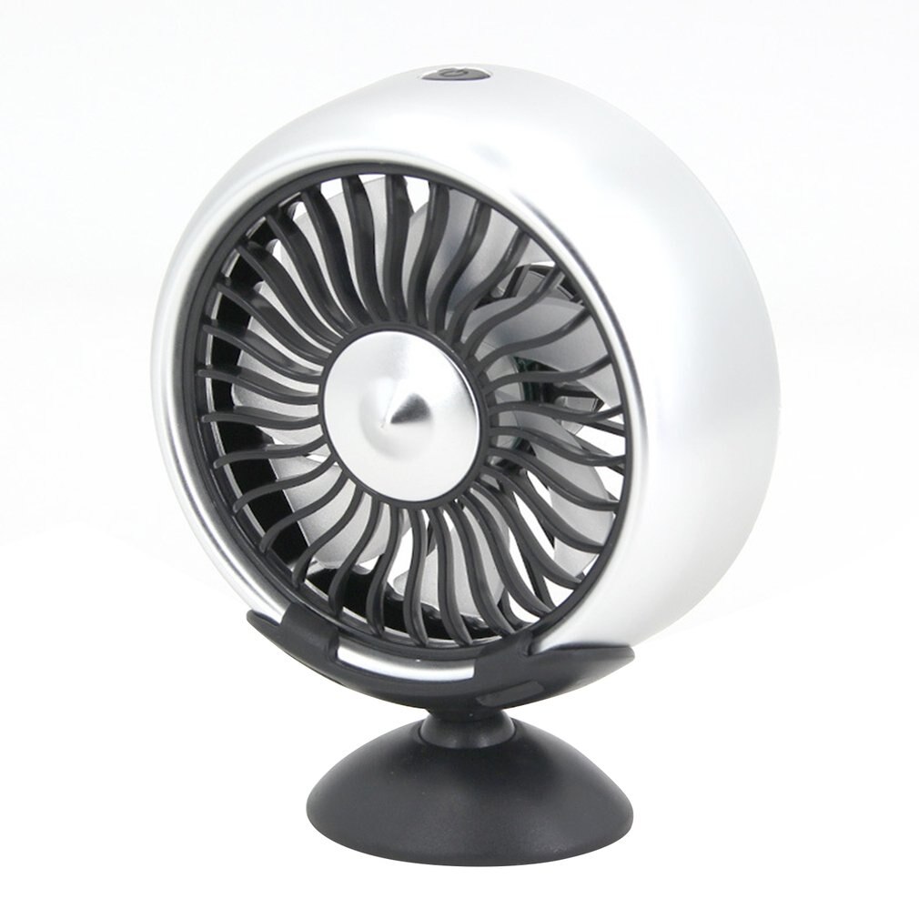 Car Air-conditioning Air Outlet Car Fan Car Multi-function Fan Usb Interface Small Electric Fan For Car 3 Speed: white