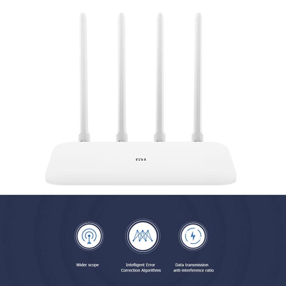 Xiaomi Mi router WiFi 3G 128MB Rom + 256MB pamięci Baran 4-antena podwójnej rdzeń 2.4G/5GHz domu router obsługuje Mi Wifi APP zdalne