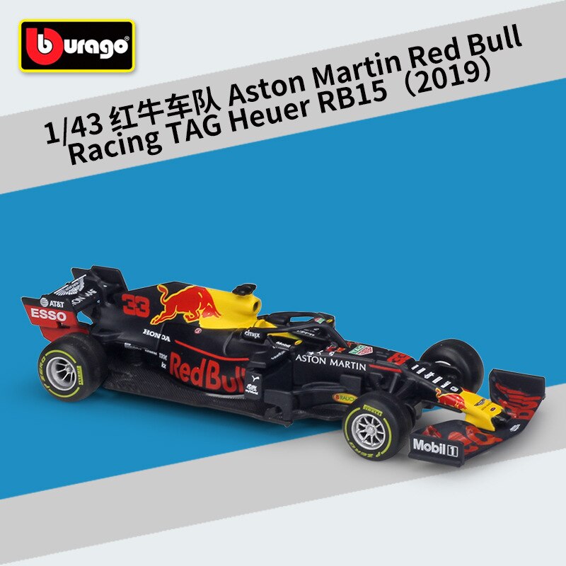 Bburago 1:43 2019 W10 #77 #44 W07 #6 #44 F1 Da Corsa Formula Auto Statico di Simulazione Modellino in lega Modello di Auto di Formula uno: RB15-33