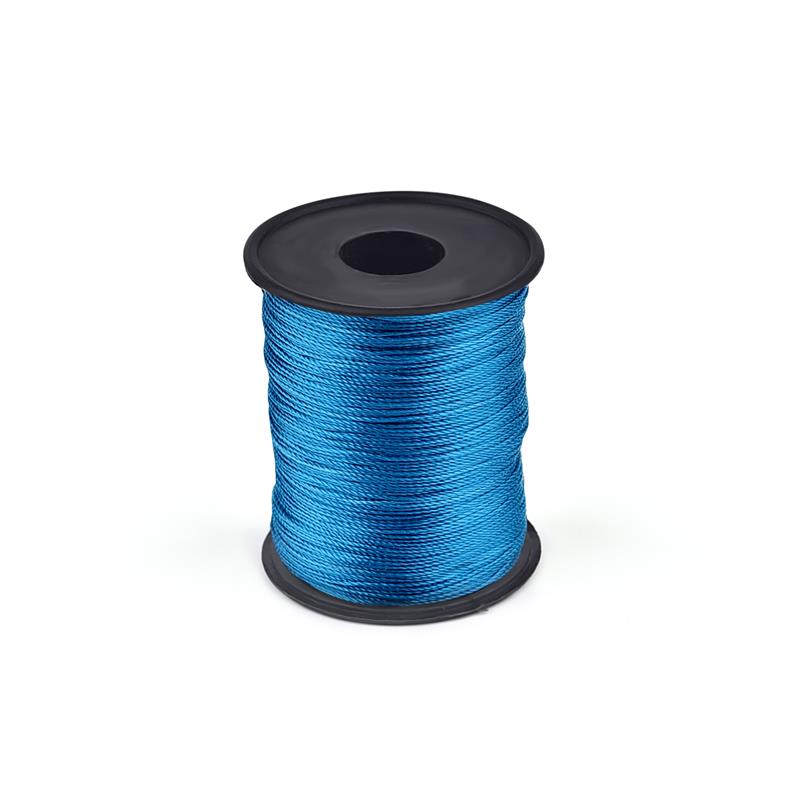 150Meter 0.25mm Nylon Cords/String 3 Strands DIY Bead Crafts Bracelet Necklace Handmade Thread Leather Sewing Machine Thread: Navy Blue