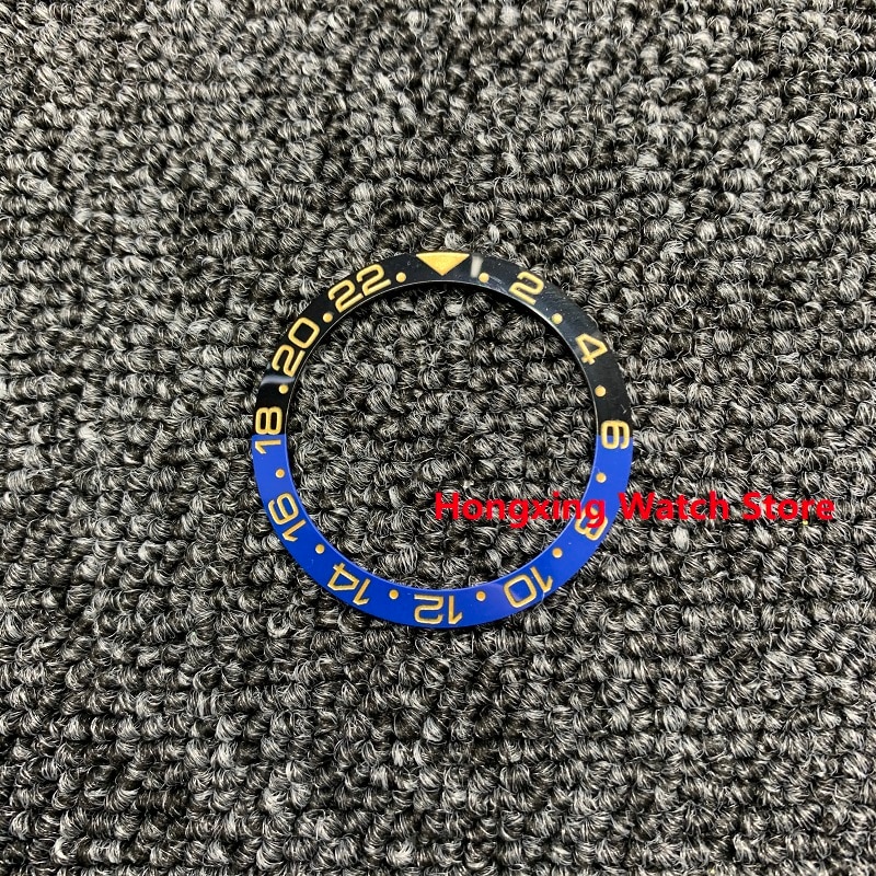 38mm Uhr Ring Keramik Lünette Einsatz Ring für GMT Uhr 40mm Gehäbenutzen Uhr Zubehör Innen durchmesser 30,8mm 2 stücke Band)