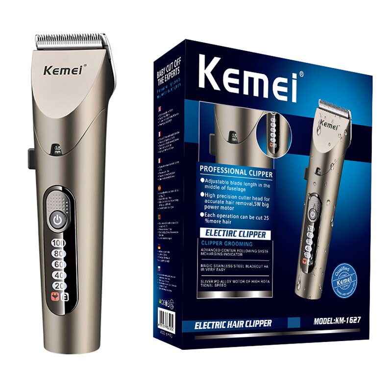 Tondeuse à Cheveux VGR V-080 Bleue - Rechargeable - Kit Accessoires - Neuve Sous Blister
