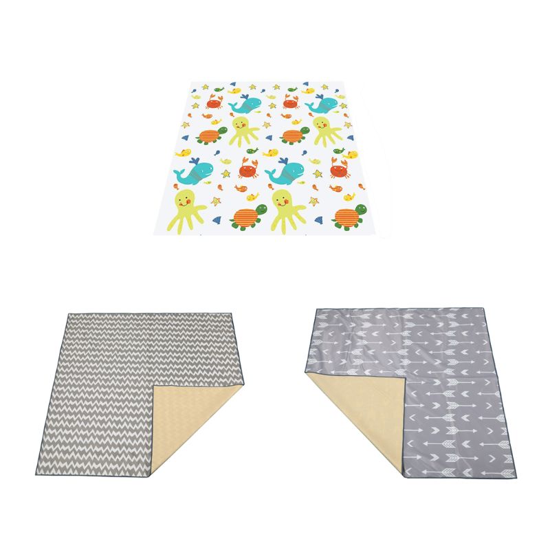 Hohe Stuhl Spritzen matt Boden Schutz Nicht Unterhose Wasserdichte Baby Eatting Spielen matt U50F