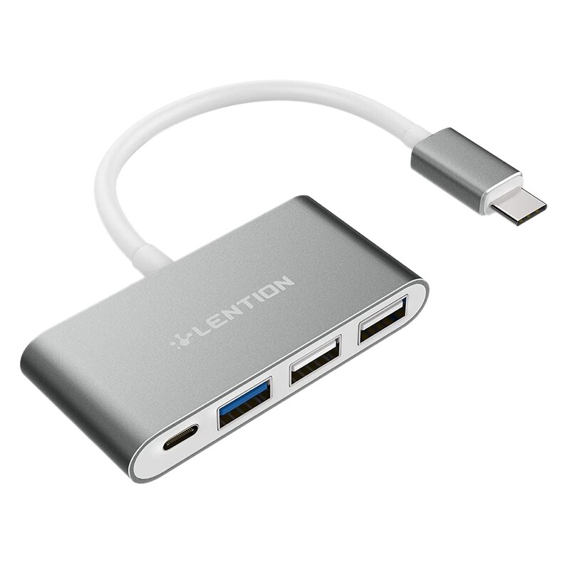 Lention Type-C Hub USB3.0 Hub/4 Port Usb Hub/Usb Hub Adapter Geschikt Voor Promac Opladen en Aansluiting Adapter