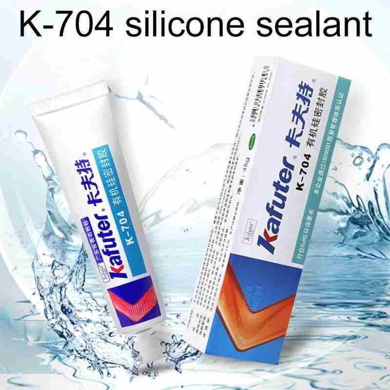 1pc 45g multifunctionele siliconen industriële lijm k -704 siliconen rubberkit wit zwart transparante lijm voor machines