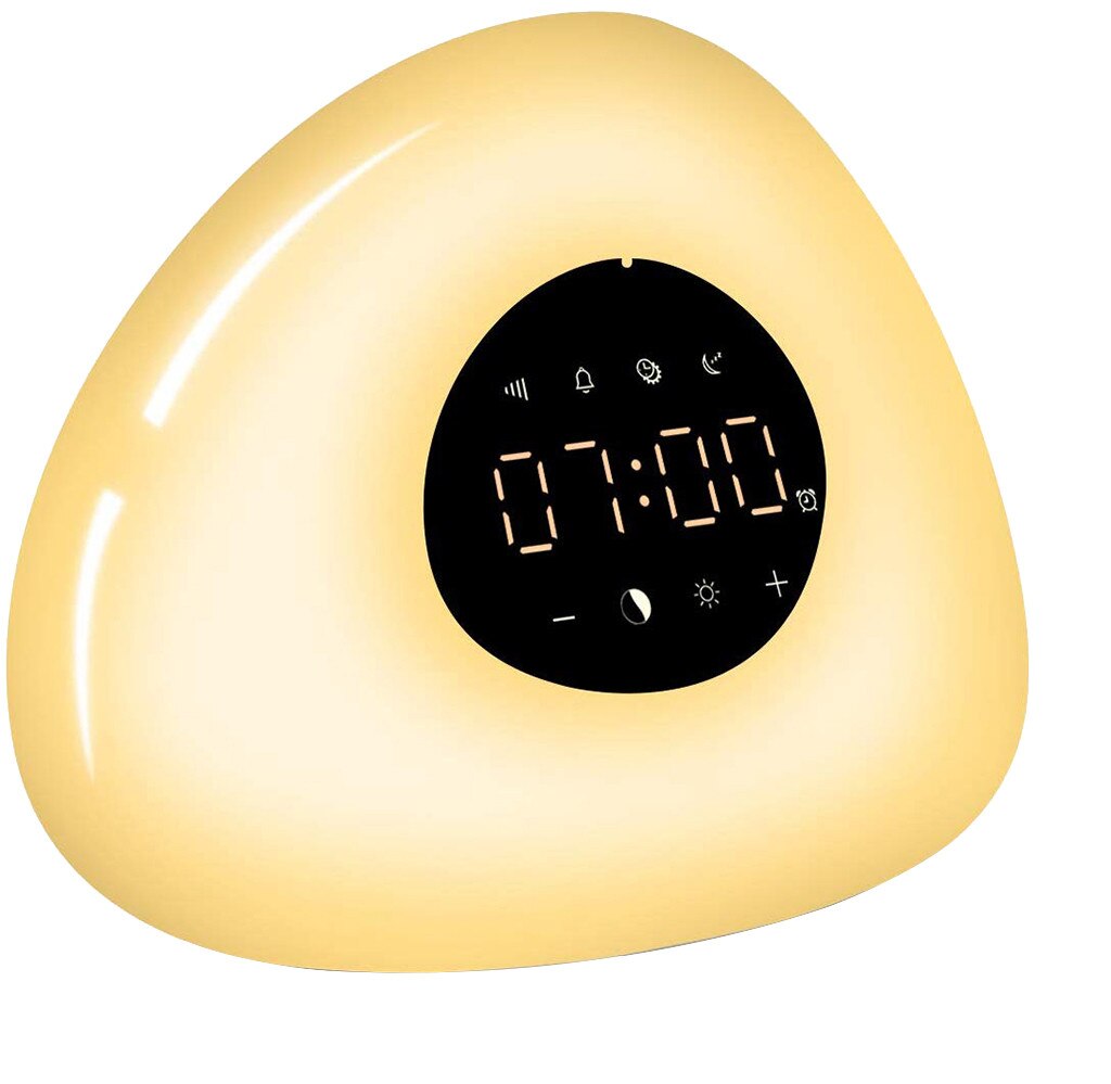 Alarm Clock Wake Light With Sunrise Simulation Alarm Clock And Sunset Simulation Sleep Light 1PC Sunrise Alarm Clock: EU