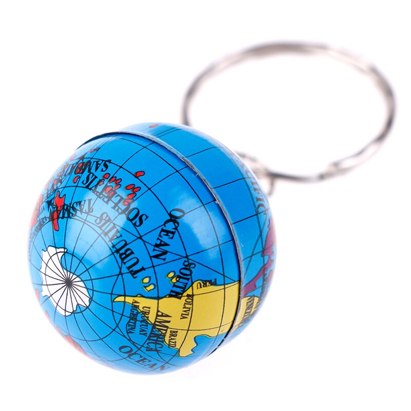 2 stk globus nøglering håndlavet verdenskort planet jord geografi nøglering glaskuppel nøgleringe babylegetøjskugle