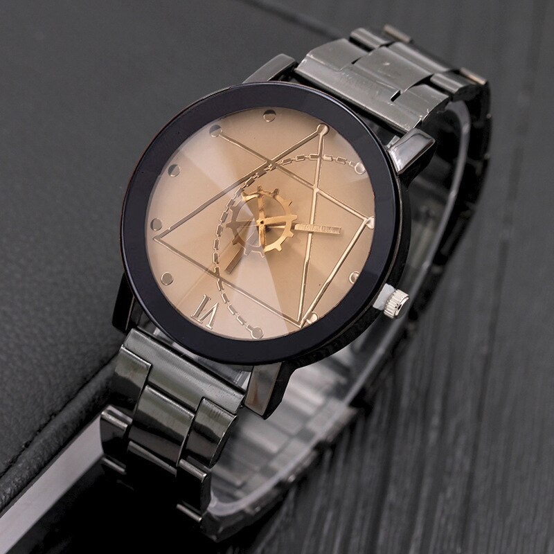 Original Couple montre en acier inoxydable paire montres horloge pour hommes et montre pour femme: Mens white