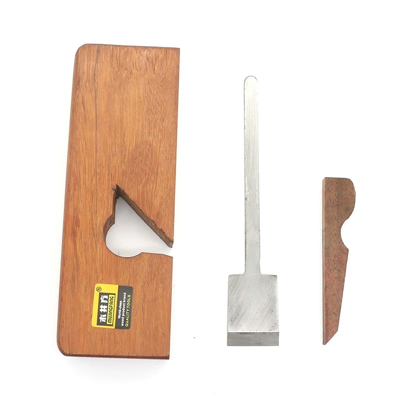 Mahogni 150 mm mini håndhøvl træhøvl stålblad håndhøvl træbearbejdning til tømrer træhåndværk værktøj tømrer