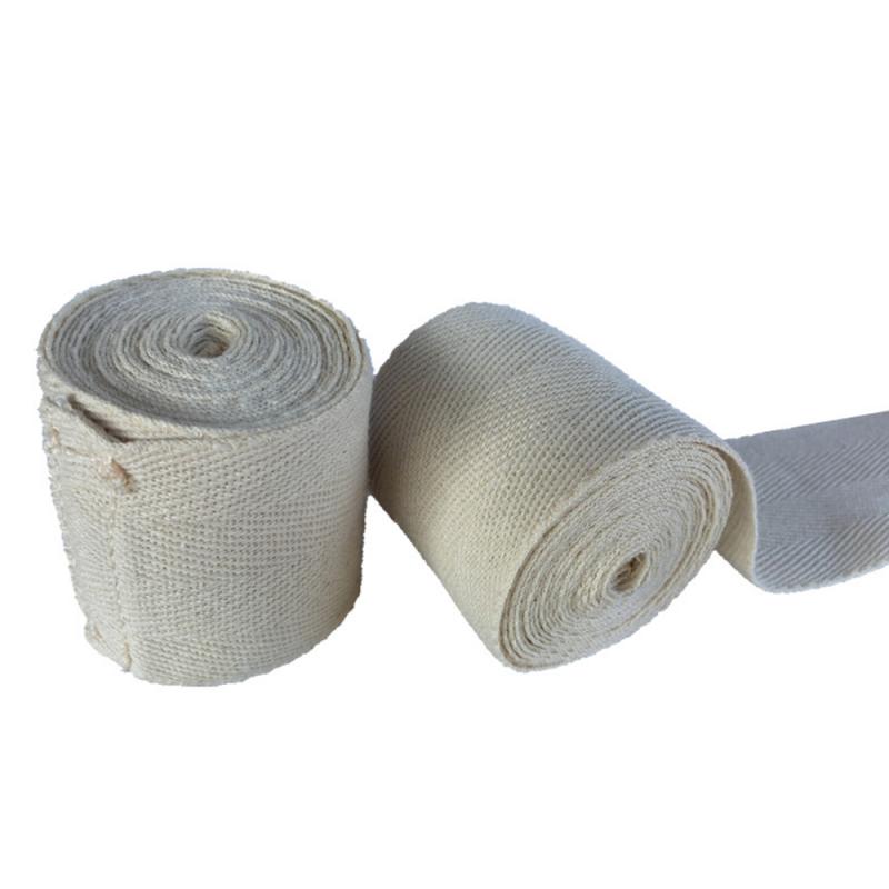 Boxe avvolge le mani sicurezza sportiva protezione delle mani mani legate con impacchi da combattimento Muay Thai boxe 2.5m bende da boxe in cotone