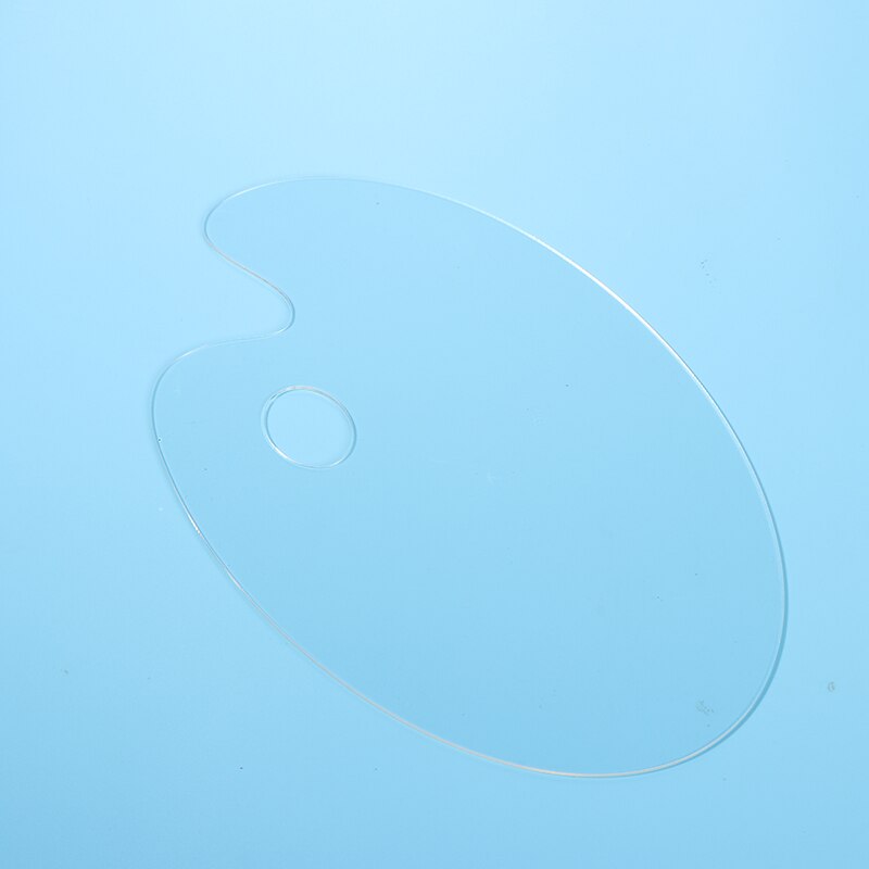 Acrylic Paint Palette Transparent Clear Gouache Artist Paint Mixing Palette Easy Cleanup for Oil Watercolour Painting Tools