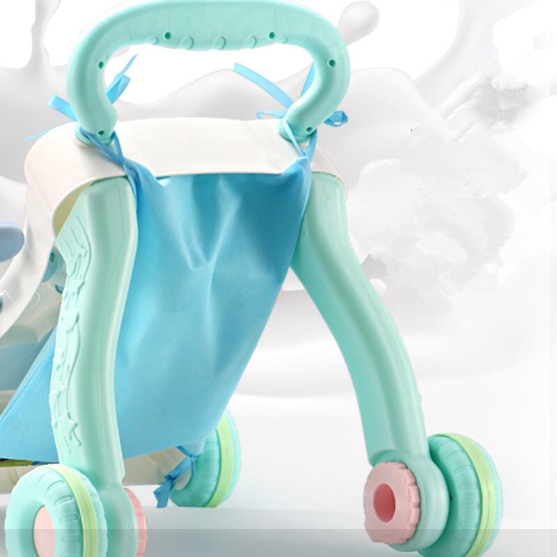 Andador de bebés de , juguete multifuncional, carrito para niños pequeños, andador Musical de ABS con tornillo ajustable