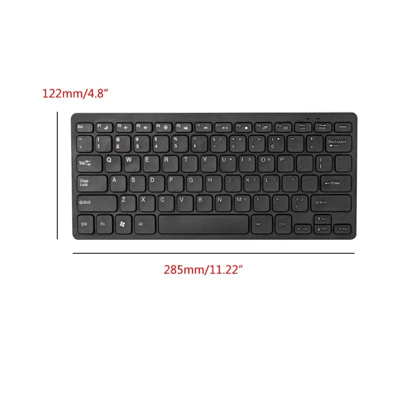 2.4G Wireless Keyboard and Mouse Combination Multifunction Small Keyboard Power Saving Mouse Wide Compatibility