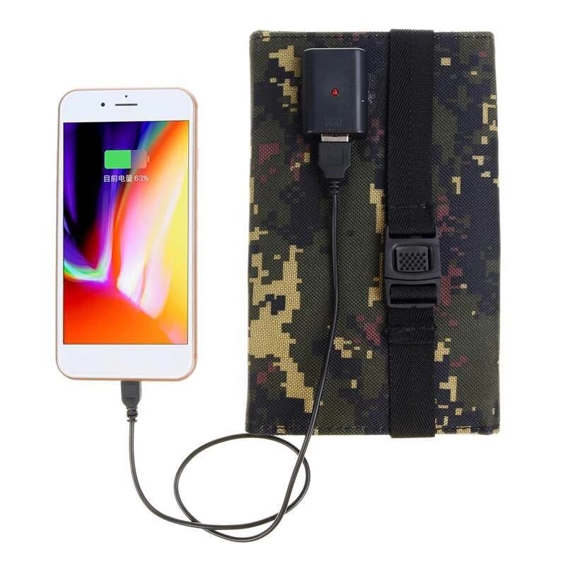 Cargador de Panel Solar plegable, mochila impermeable de 30W, células solares de energía Solar plegables para teléfono móvil, coche, RV, barco, Camping, al aire libre
