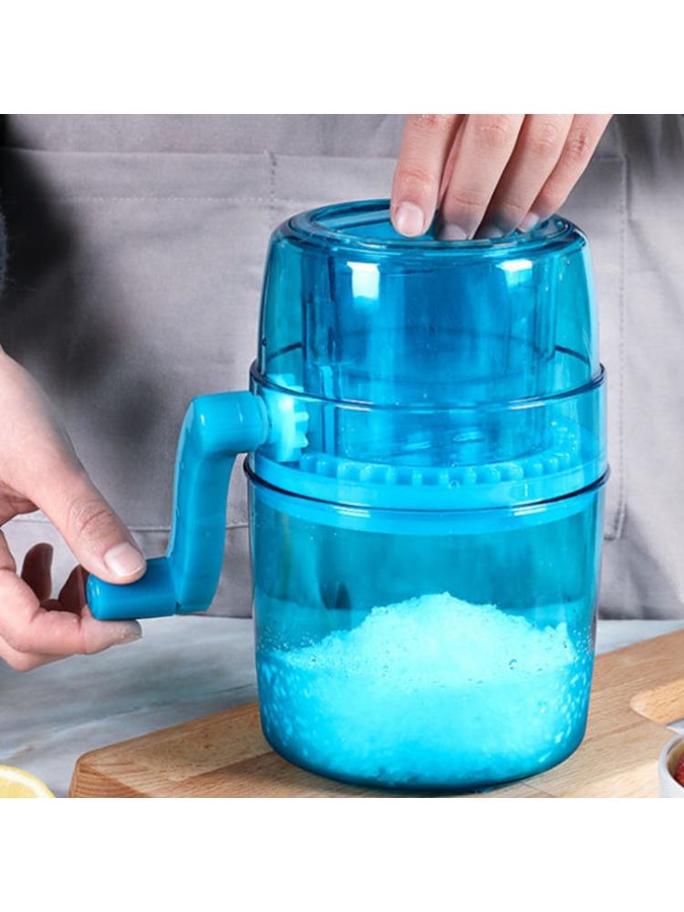 Máquina de afeitar de hielo y cono de nieve, trituradora de hielo manual portátil avanzada y máquina de afeitar de hielo