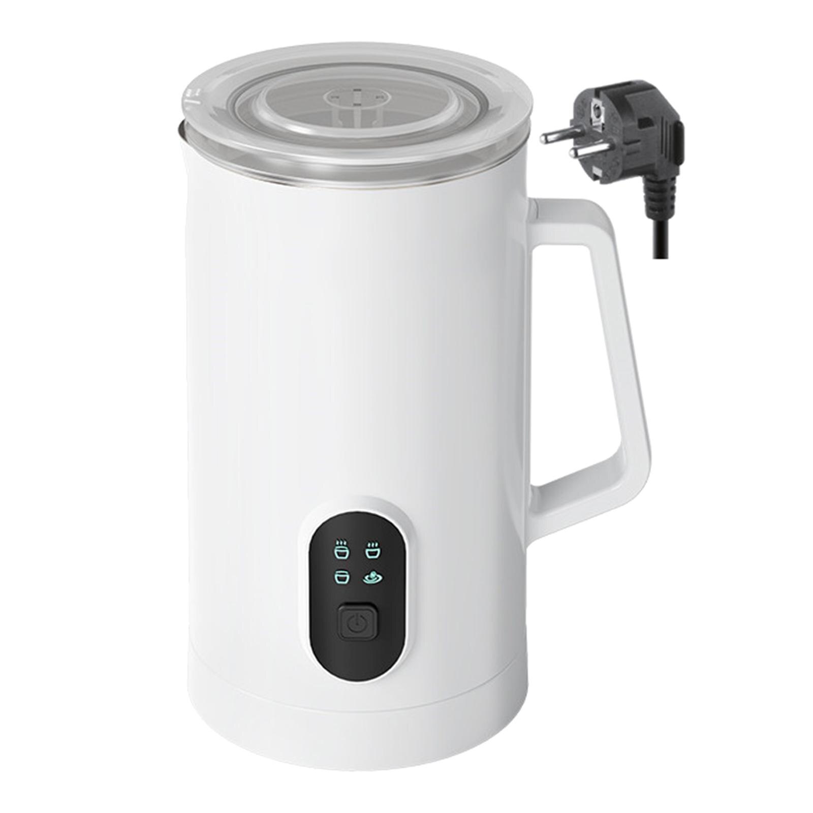4 in 1 Electric Milk Frother and Cold Foam Maker Milk Steamer Milk Warmer for &amp; Cold Froth Macchiato Latte EU Adapter