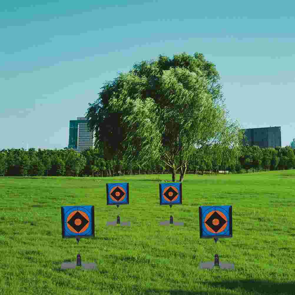 1 Set Target Stand Stainless Steel Target Paper Stand Shooting Practice Target Bracket