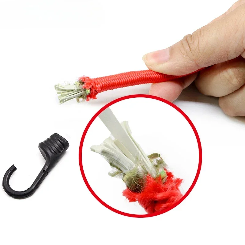 Corda per gancio per bici per bagagliaio Corda elastica per bagagli Cinghia di fissaggio per carico per moto Reggiatura di rinforzo elastica