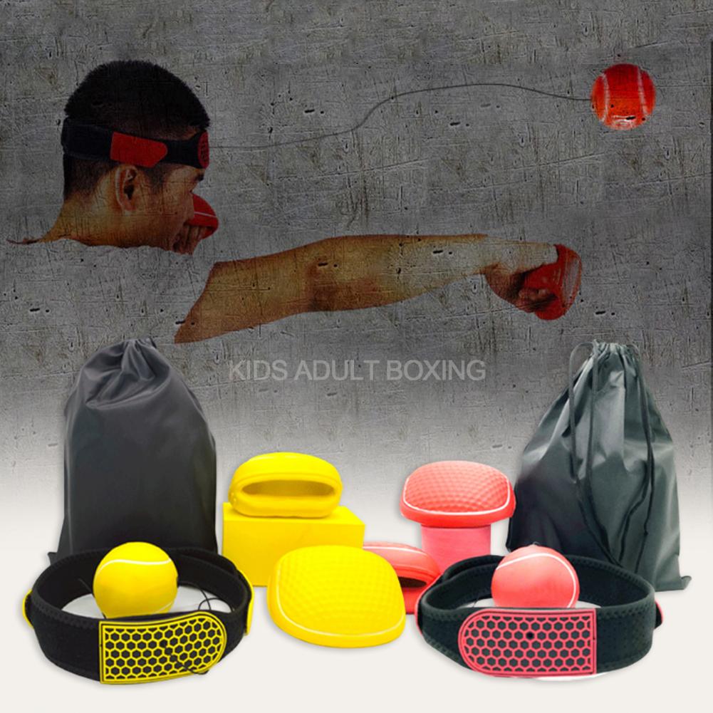 Pelota de boxeo para niños y adultos, Kick Ball con diadema para entrenamiento, velocidad, reacción, Kick Ball