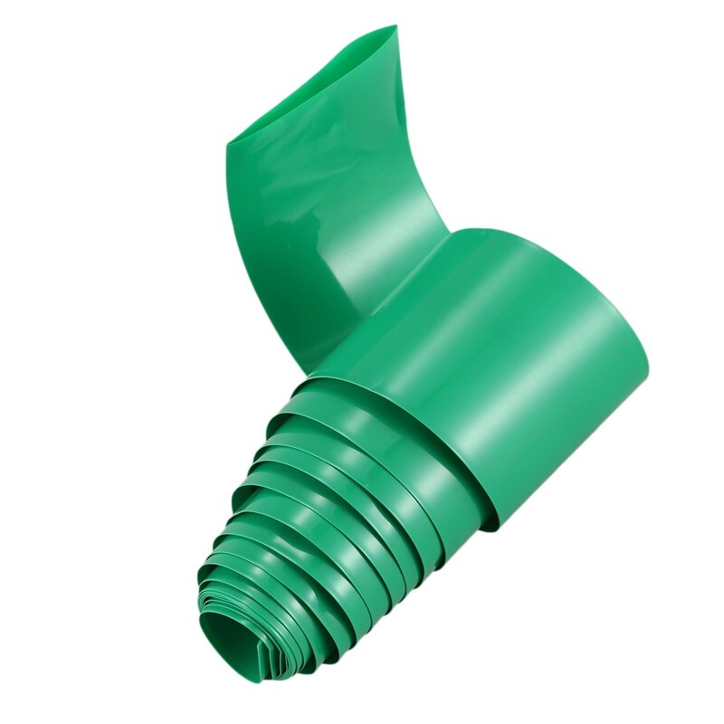 12V Wired Sound Alarm Strobe Flashing Light Siren & 2M 50mm Dark Green PVC Heat Shrink Tubing Wrap for 2 x18650 Battery