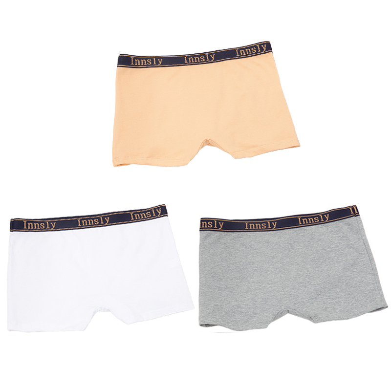 3 stks/set Vrouwen Boyshort Boxer Katoen Witte Onderbroek Elastische Big Size Slipje Vrouwelijk Ondergoed Beschermende Shorts Onder De Rok