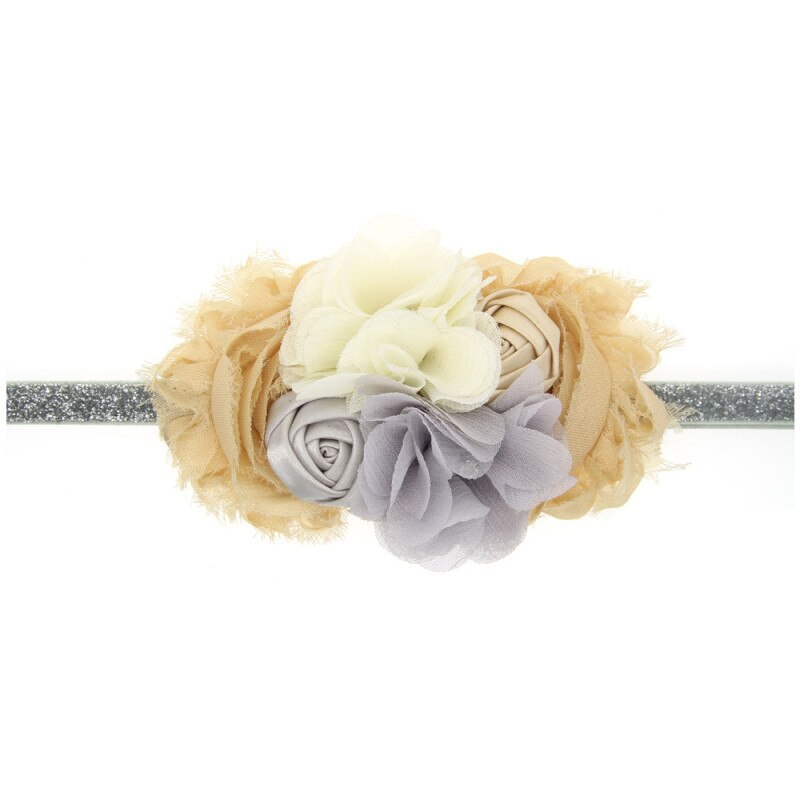 Baby Girl Chiffon Headband Flowers Pearl Hair Bands for Kids Girls Headwear Cute Headbands Diamond Hairbands Photography: 2