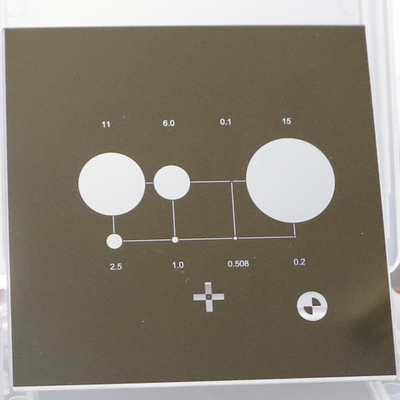 Film de correction optique, bloc de calibrage de l'imageur, outil de calibrage du projecteur, microscope bidimensionnel, film de correction du verre: 11