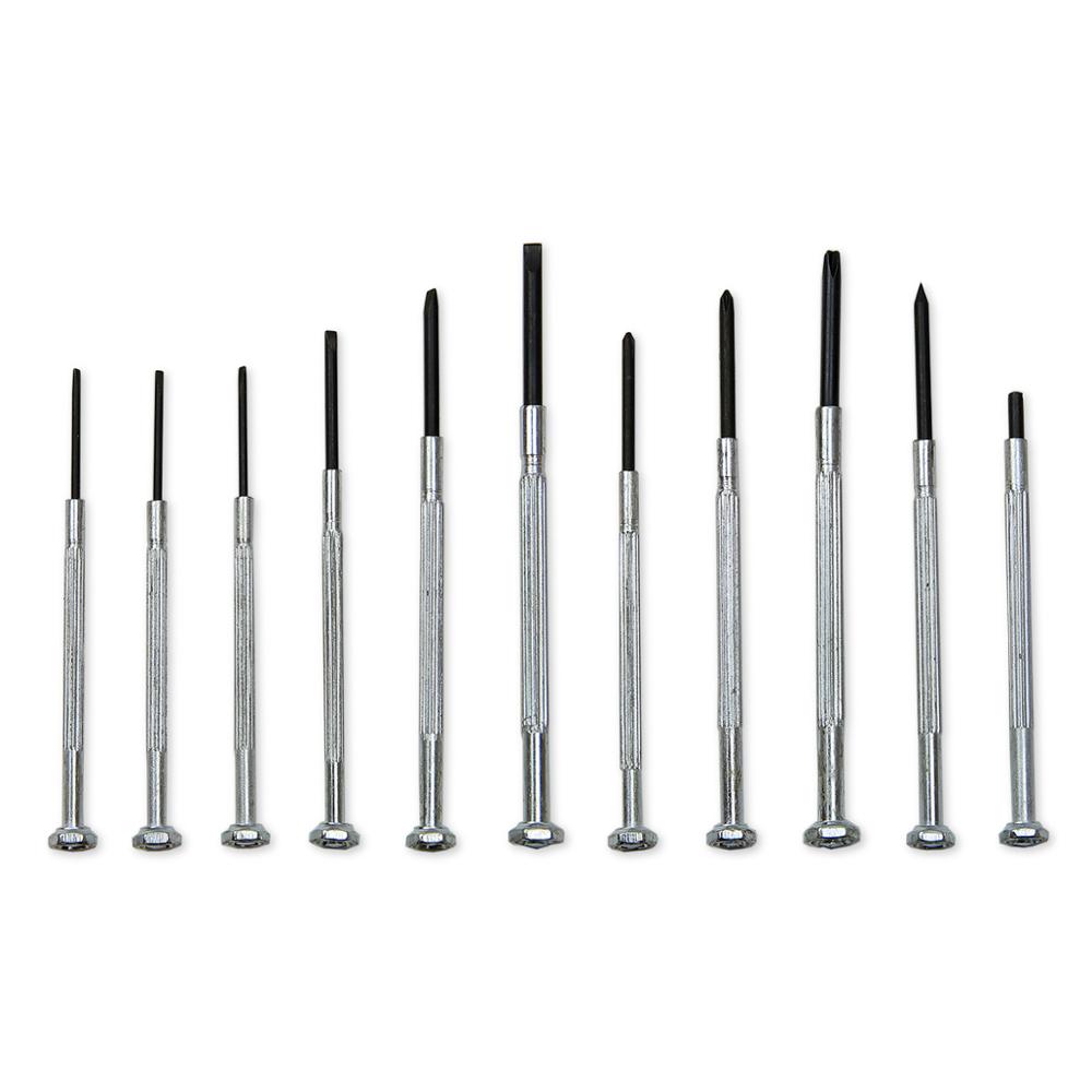 Precisie Schroevendraaier Set | 11 Stuks --- Case Horloges Bril Smartphone Console Phillips