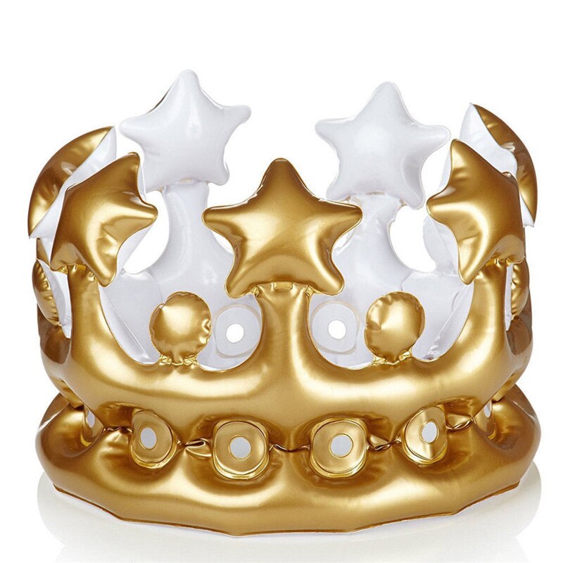 Kroonhoed kinderen volwassen tiara verkleedspeelgoed verjaardag dansfeest decoratie benodigdheden pvc gouden hoeden foto rekwisieten