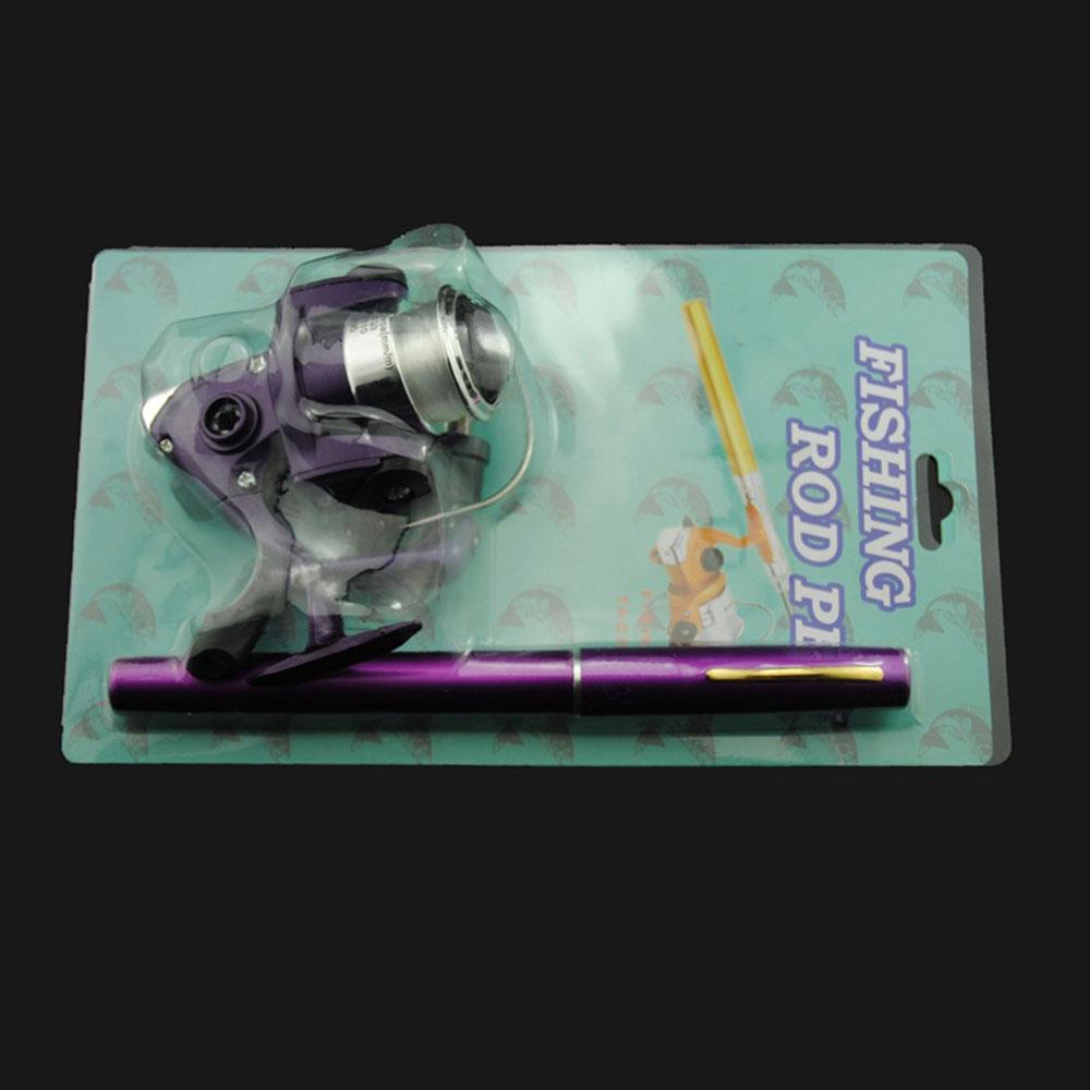 Casting Rod Fishing Reel Fishing Pole Fishing Rod Angling Tool Carbon 5 Color Mini Pen Fish Rod Portable