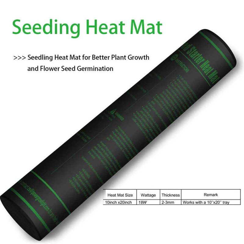 18W 220V Seedling Heating Mat 52*24CM Waterproof Plant Seed Germination Propagation Clone Starter Pad 220V Garden Supplies